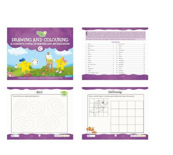 Rising Star Kids Learning Drawing, Colouring & Origami Activity Book for Senior KG Set of 3| Learn To Colour| Paper Folding Book| Ages 5-6 Years - Distacart