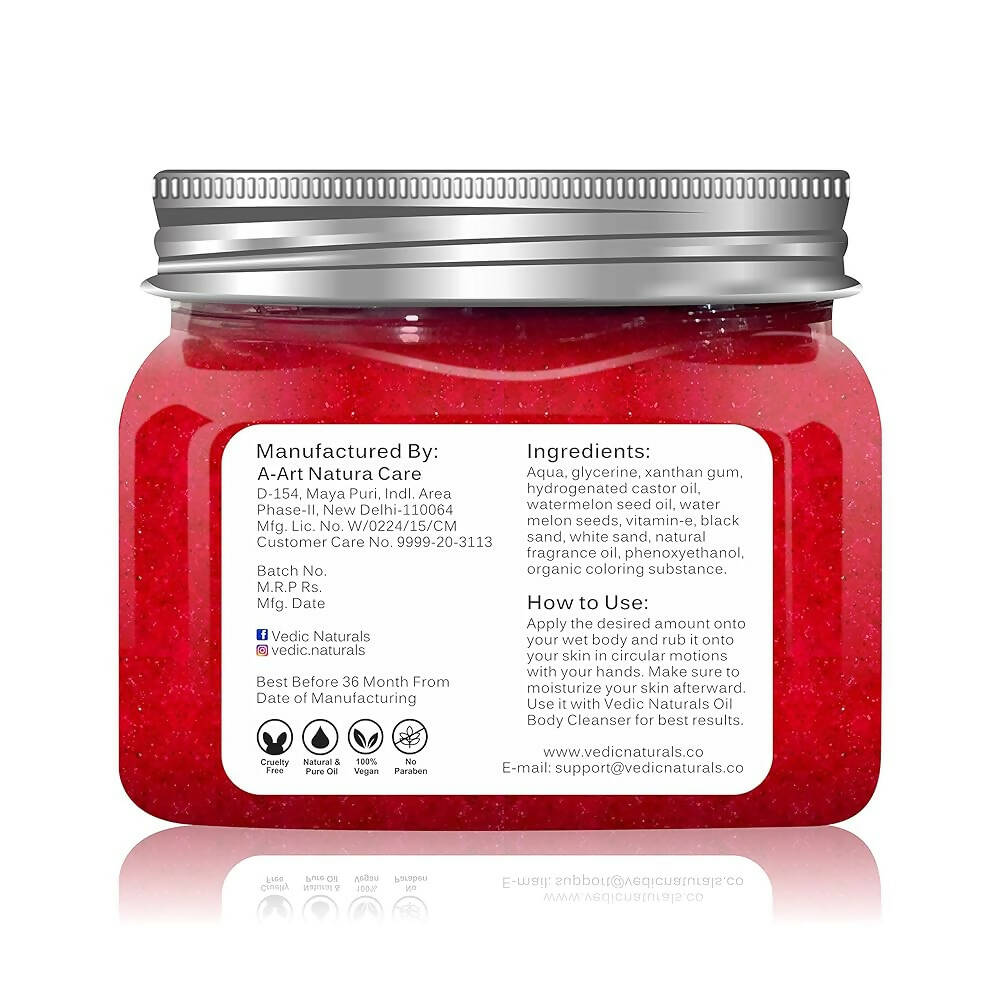 Vedic Naturals Watermelon Body Scrub - Distacart