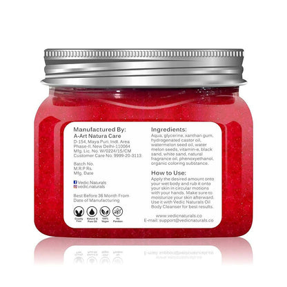 Vedic Naturals Watermelon Body Scrub - Distacart