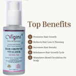 Thumbnail for Vigini 3% Redensyl Hair Growth Vitalizer Serum For Men Women Hair - Distacart