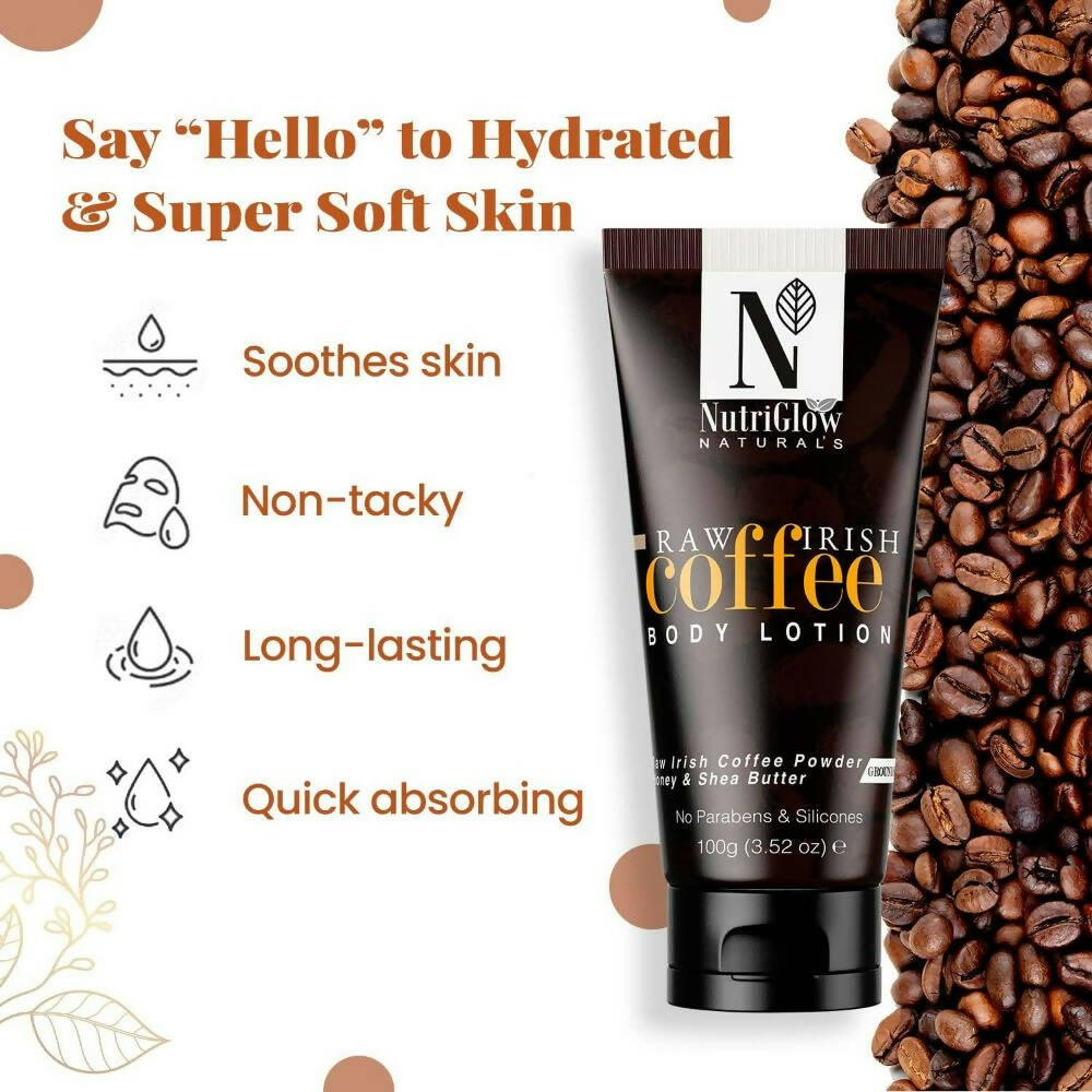 NutriGlow NATURAL'S Raw Irish Coffee Body Lotion - Distacart