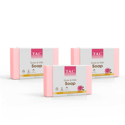 TAC - The Ayurveda Co. Rose & Milk Soap - Distacart