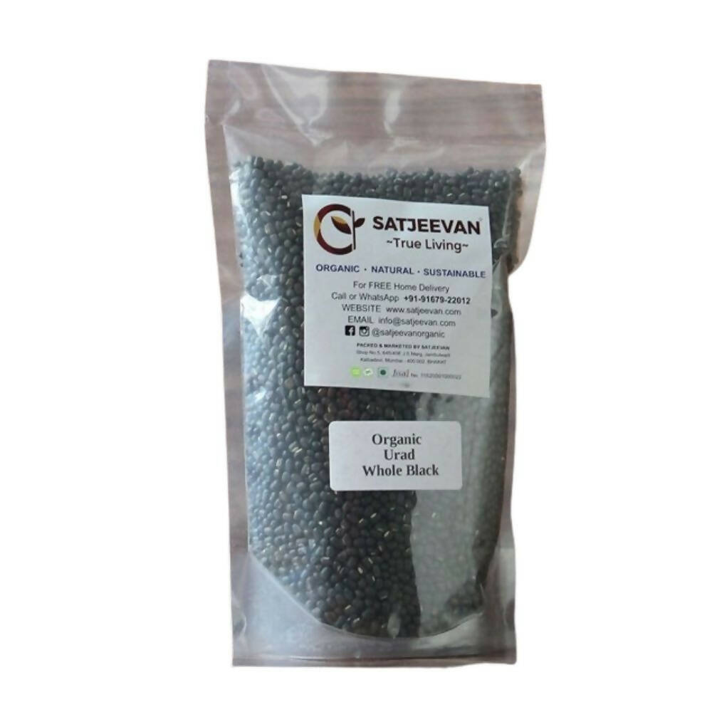 Satjeevan Organic Urad Whole Black - Distacart