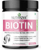 Nutrazee Natural Plant-Based Biotin 10000+MCG - Distacart