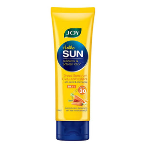 Joy Hello Sun Sunblock and Anti Tan Lotion SPF 30 PA++ - Distacart