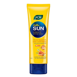 Joy Hello Sun Sunblock and Anti Tan Lotion SPF 30 PA++ - Distacart