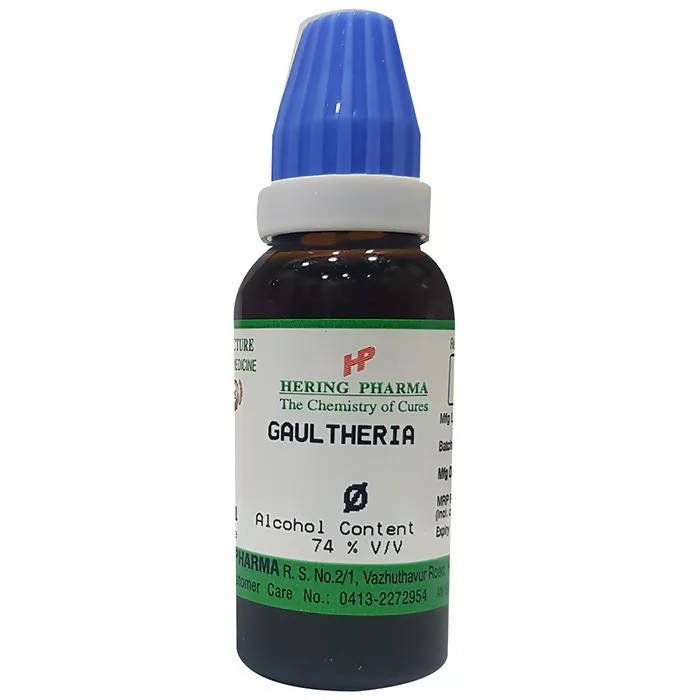 Hering Pharma Gaultheria Mother Tincture Q - Distacart