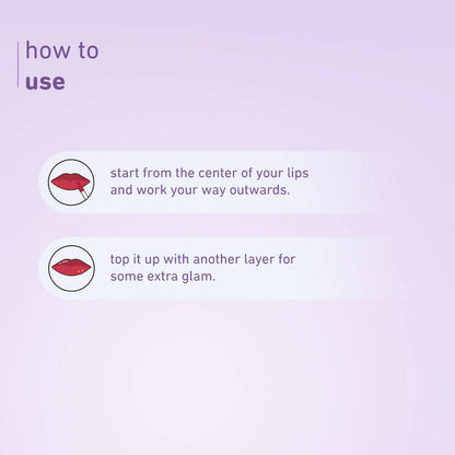Plum Glassy Glaze Lip Lacquer 3-in-1 Lipstick + Lip Balm + Gloss 01 Pink Whisper - Distacart