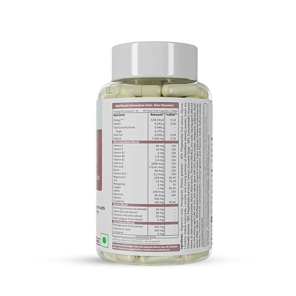 Neuherbs Hair-Skin Vitamins Capsules - Distacart
