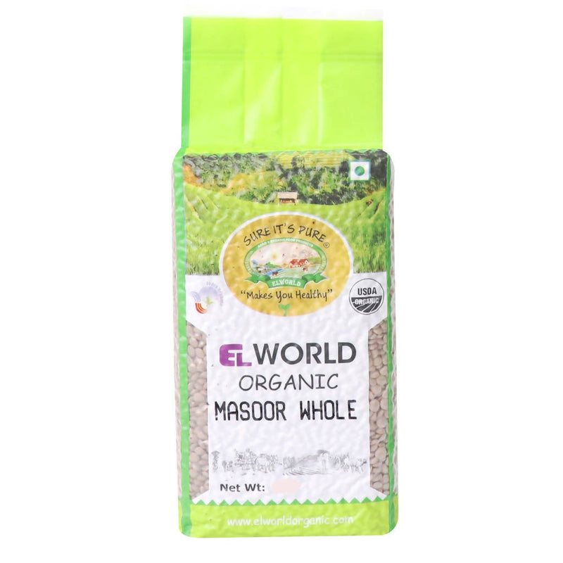 El World Organic Masoor Whole - Distacart