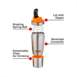 Dubblin Dubb & Shaker Gym Shaker Bottle - Distacart