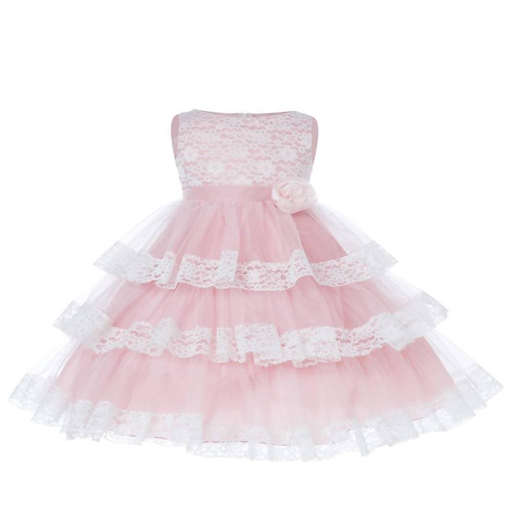 Asmaani Baby Girl's Multi-Coloured Satin A-Line Maxi Full Length Dress (AS-DRESS_22112) - Distacart