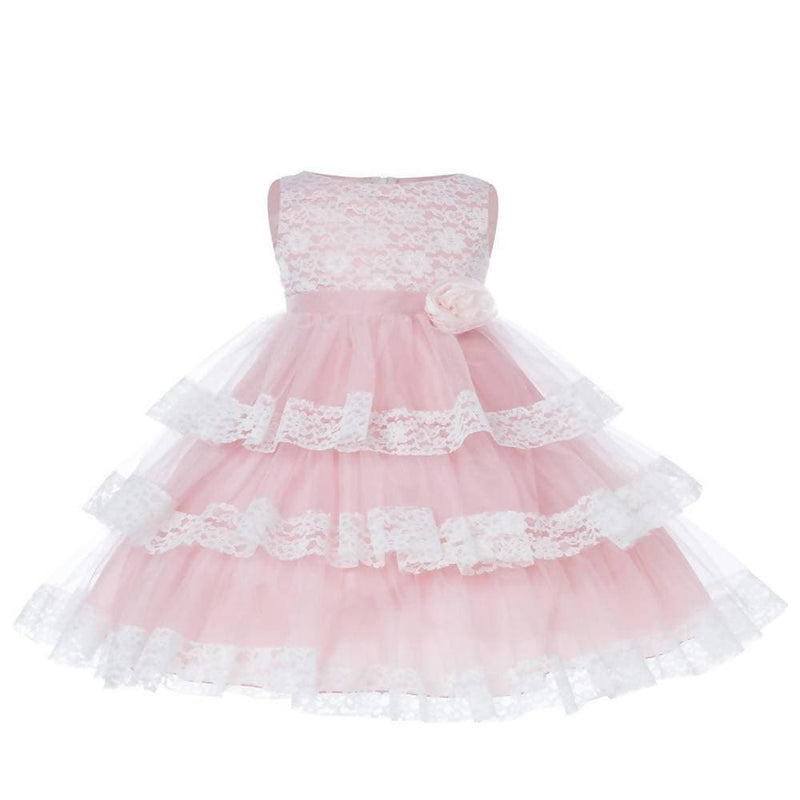 Asmaani Baby Girl&#39;s Multi-Coloured Satin A-Line Maxi Full Length Dress (AS-DRESS_22112) - Distacart