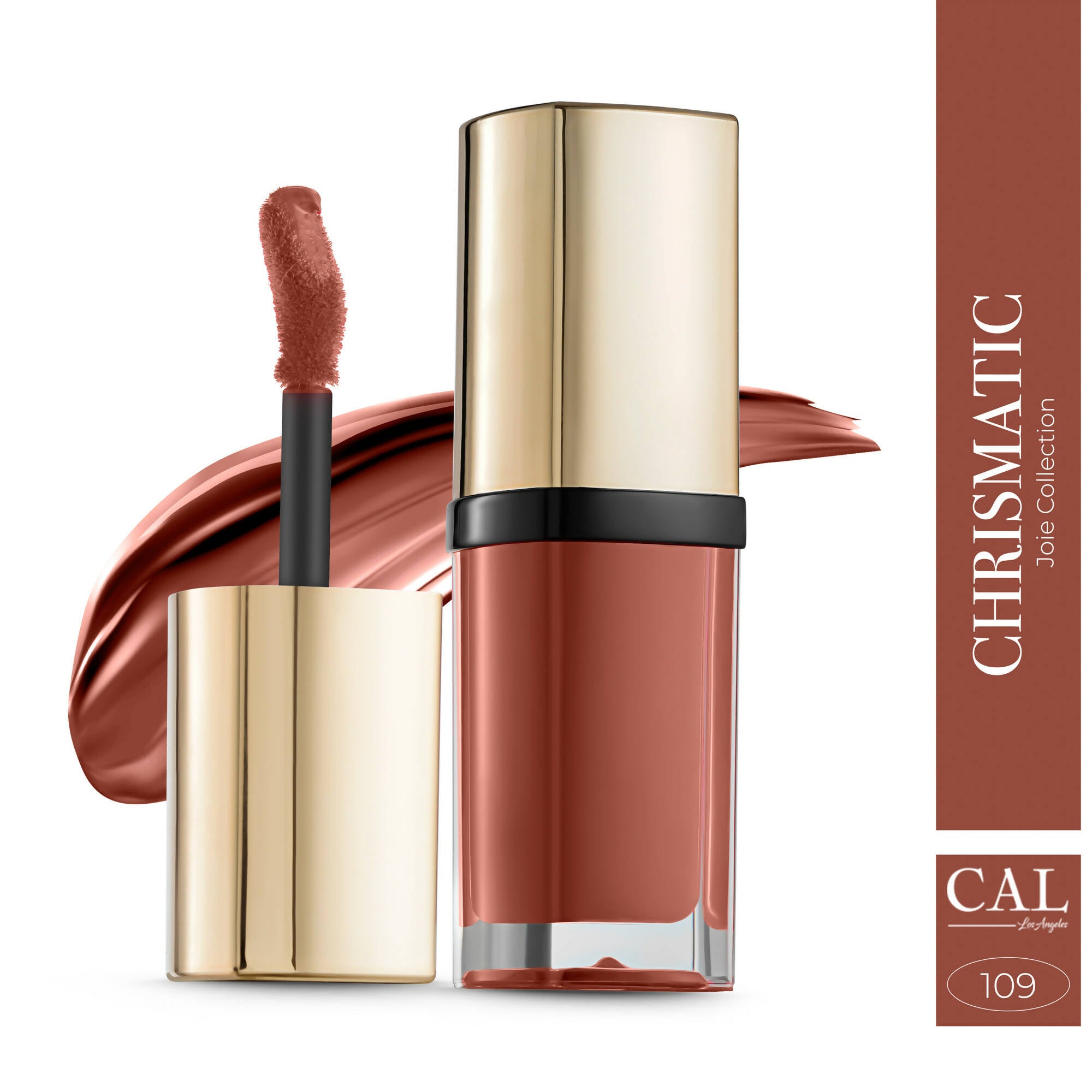 CAL Los Angeles Joie Collection Liquid Matte Nude Beige Lipstick - Charismatic 109 - Distacart