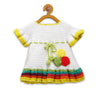 Chutput Kids White Ice Cream Design Solid Wool Frock - Distacart