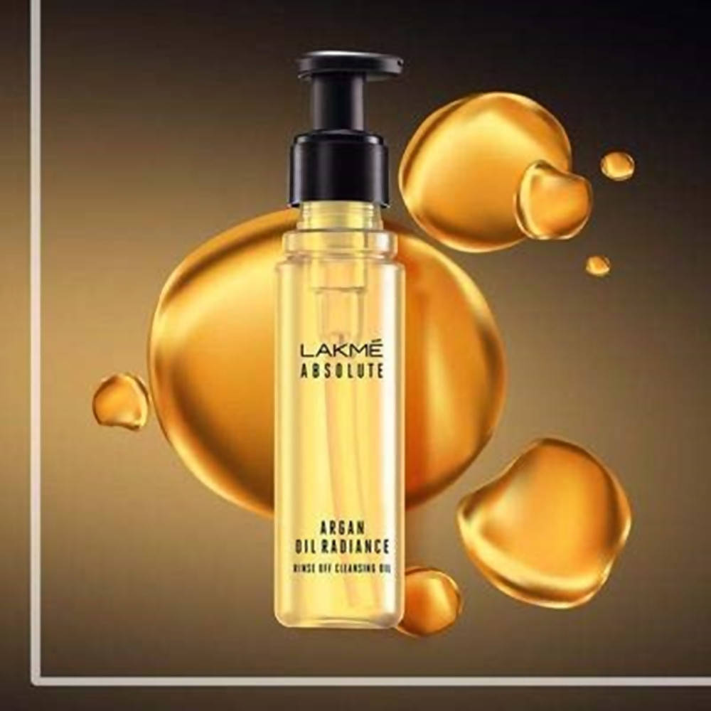 Lakme Absolute Argan Oil Radiance Rinse Off Cleansing Oil - Distacart