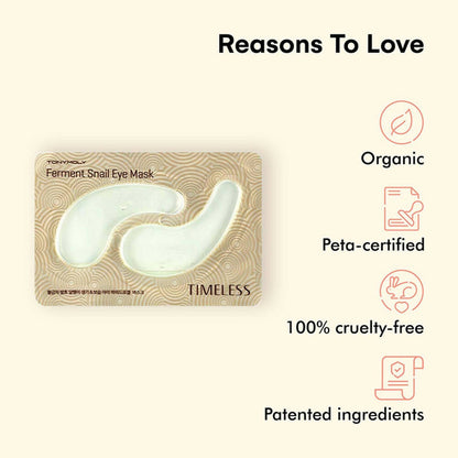 Tonymoly Timeless Ferment Snail Eye Mask - Distacart