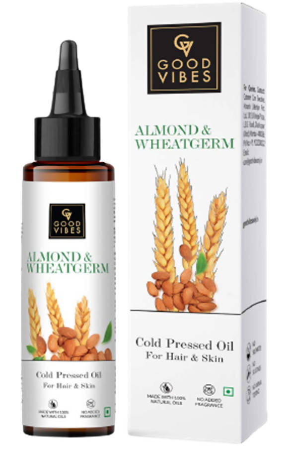 Good Vibes Almond And Wheatgerm Cold Pressed Oil For Hair & Skin
