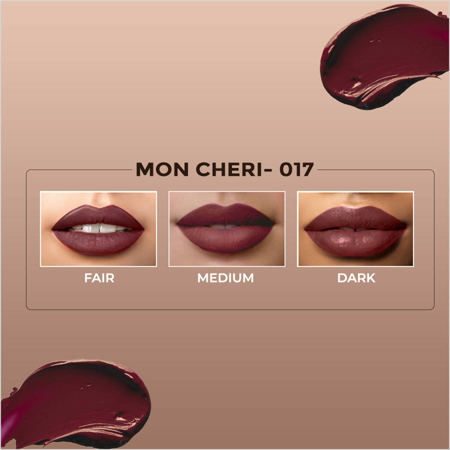 Colorbar Powerkiss Vegan Matte Lipcolor- Mon Cheri - Distacart