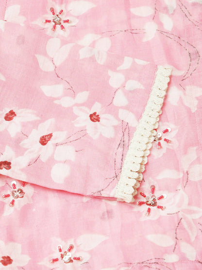 White Cotton Solid Flared Dress with Printed Shrug - Yukti - Distacart