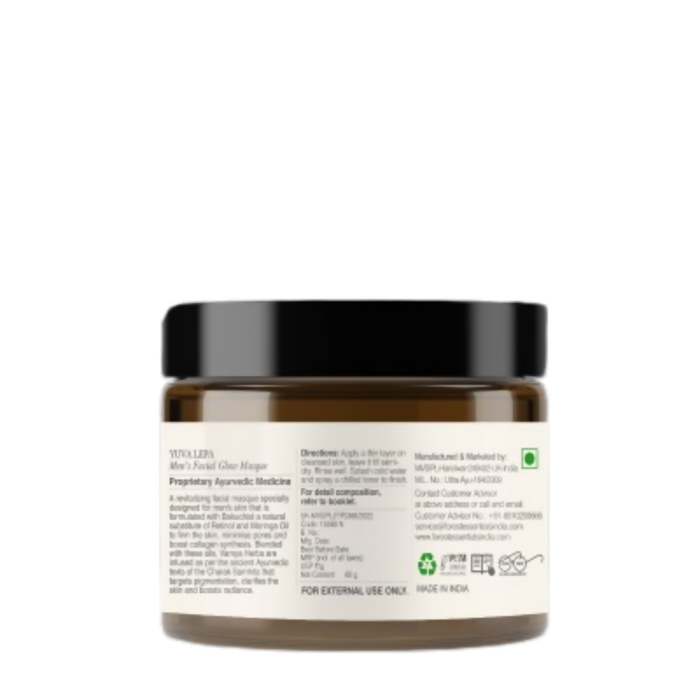 Forest Essentials Men's Facial Glow Masque Yuva Lepa - Distacart