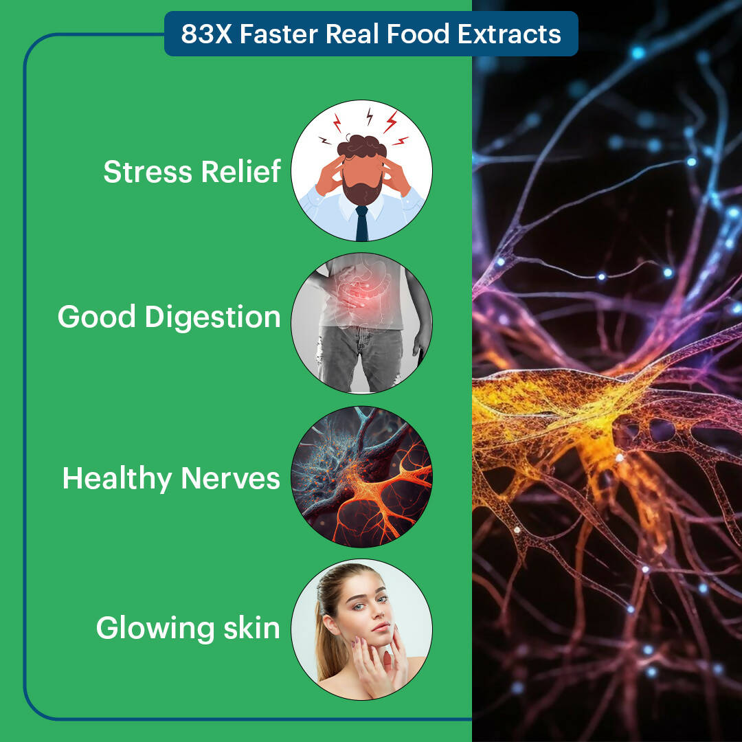 Laurik Vitamin B Complex With Vegetable B1, B2, B3, B5, B6, B7, B9 & B12 | Energy & Cognitive Support Tablets - Distacart