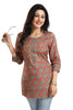 Snehal Creations Pleasant Pista Green Rayon Short Kurti Tunic Top - Distacart