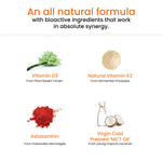 Thumbnail for Wellbeing Nutrition Melts Natural Vitamin D3+K2 (MK-7) Oral Strips-Wild Raspberry Flavor - Distacart