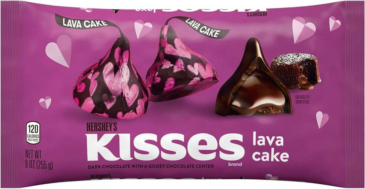 Ajfan Hershey's Kisses Lava Cake - Dark Chocolate With A Gooey Chocolate Center - Distacart