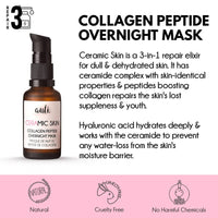 Thumbnail for Auli Ceramic Skin Collagen Peptide Overnight Mask Face Serum - Distacart