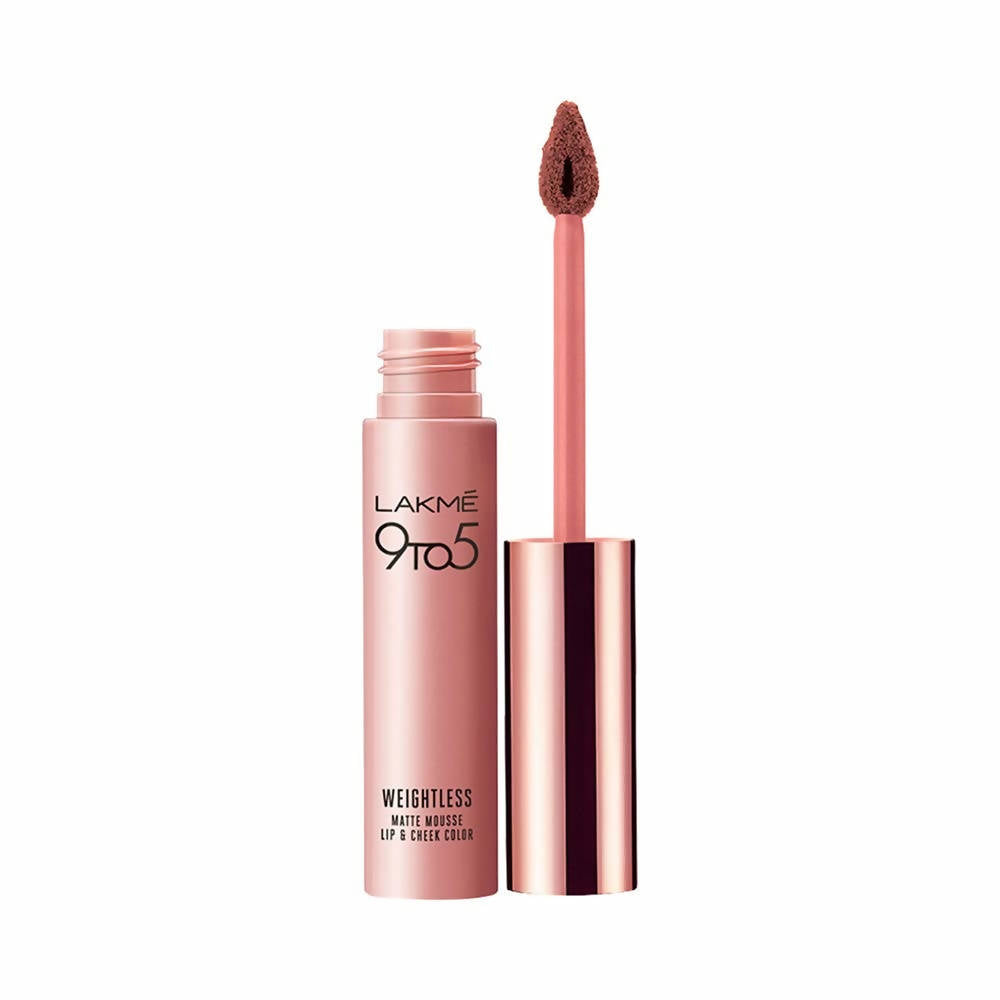 Lakme 9 To 5 Weightless Mousse Lip & Cheek Color - Coffee Lite