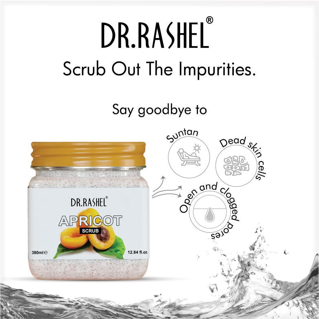Dr.Rashel Apricot Scrub For Face And Body - Distacart