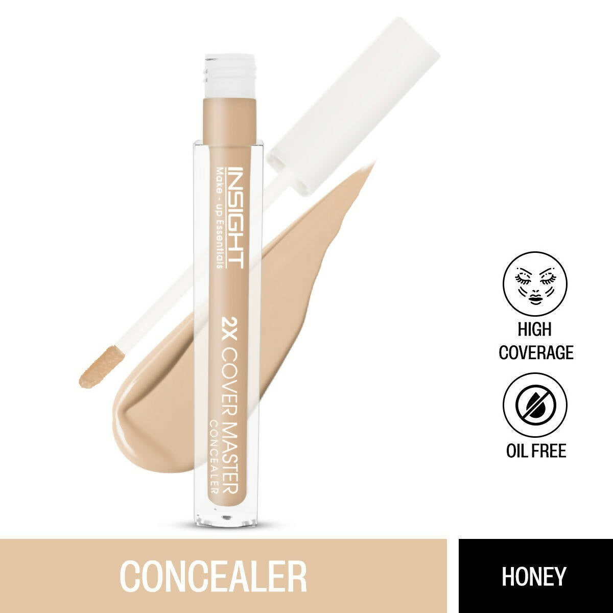 Insight Cosmetics 2X Cover Master Concealer - 02 Honey - Distacart