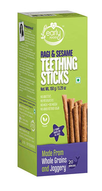 Thumbnail for Early Foods Ragi & Sesame Teething Sticks - Distacart