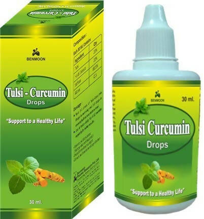 Benmoon Ayurveda Tulsi- Curcumin Drops - Distacart