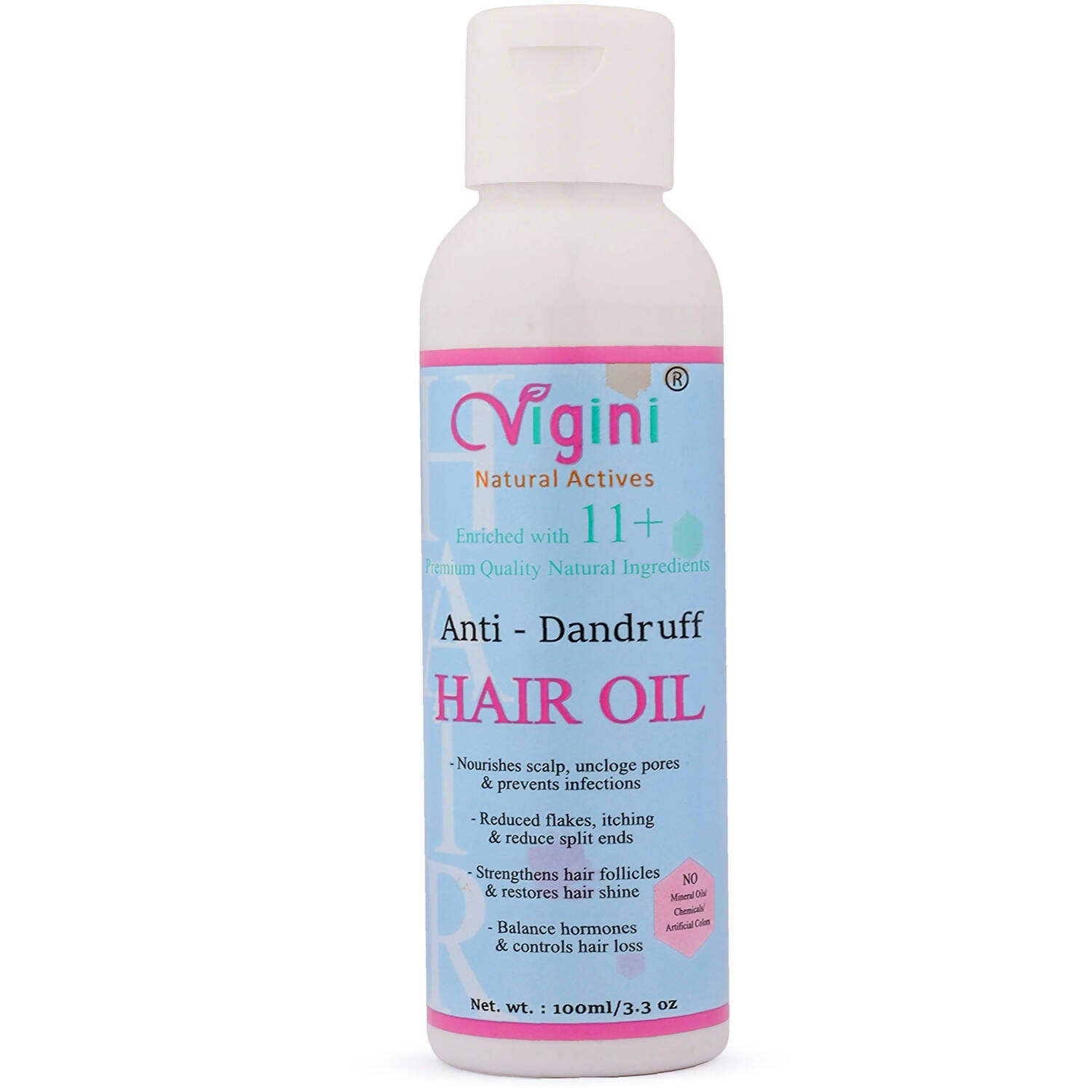 Vigini Anti Dandruff Itchy Scalp Hair Care Oil for Men Women Anti Hair Fall - Distacart