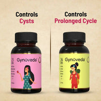 Thumbnail for Gynoveda PCOS PCOD with Early Monthly Cycle Ayurvedic Tablets Combo - Distacart