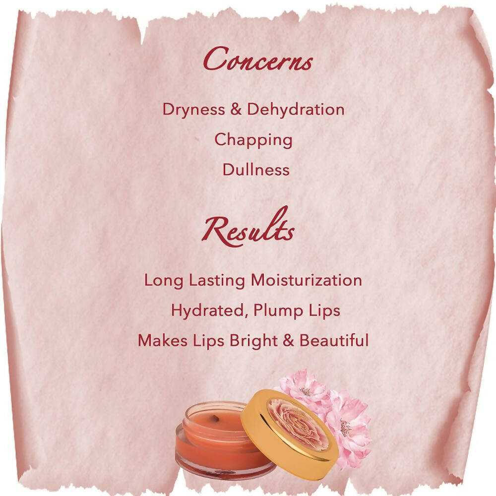 Khadi Essentials Wild Rose Lip Balm with Shea Butter & Essential Oils - Distacart