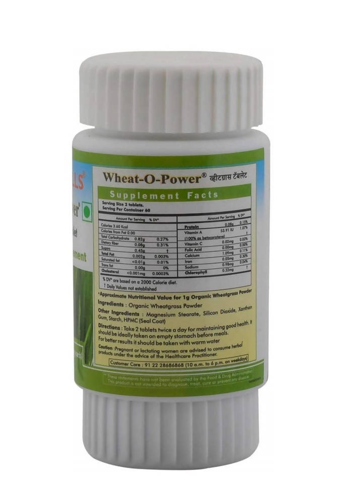Herbal Hills Wheat-O-Power Wheatgrass Tablet 120 Tablets