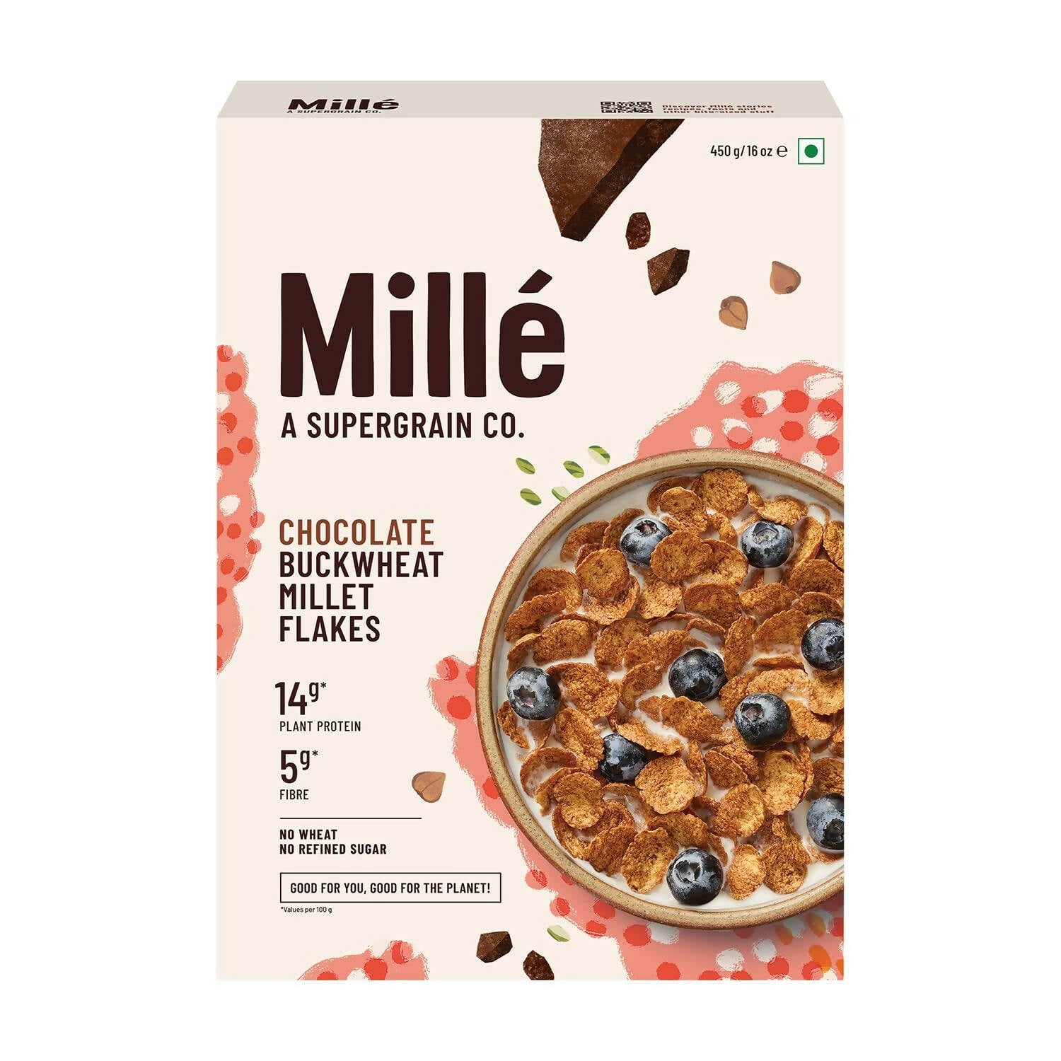 Mille Chocolate Buckwheat Breakfast Flakes - Distacart