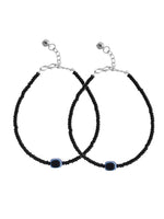 Thumbnail for VOJ Women Black Color stainless steel Anklet - Distacart