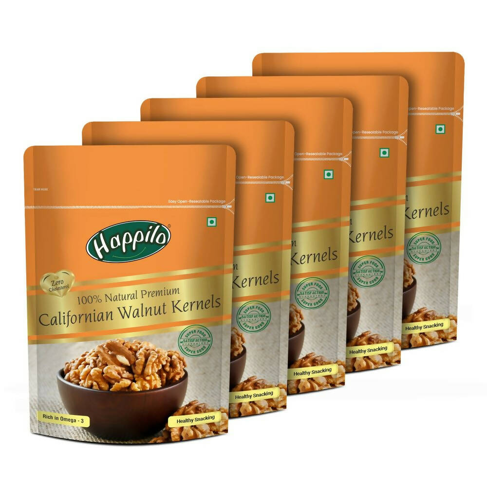 Happilo 100% Natural Californian Walnut Kernels - Distacart
