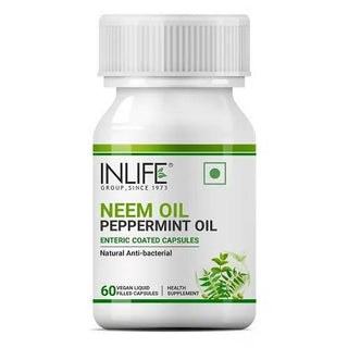 Inlife Neem Oil Peppermint Oil Capsules