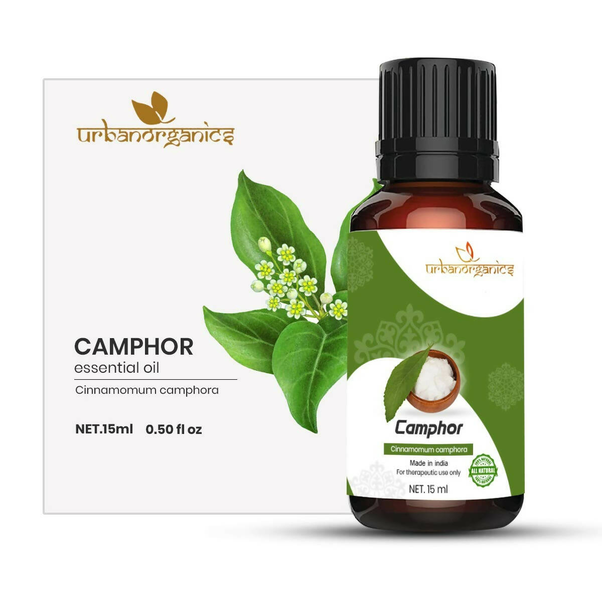 Urbanorganics Camphor Essential Oil - Distacart