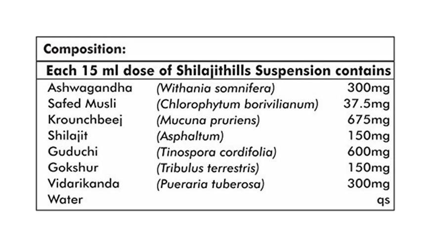 Shilajithills Suspension Vitality Support Syrup