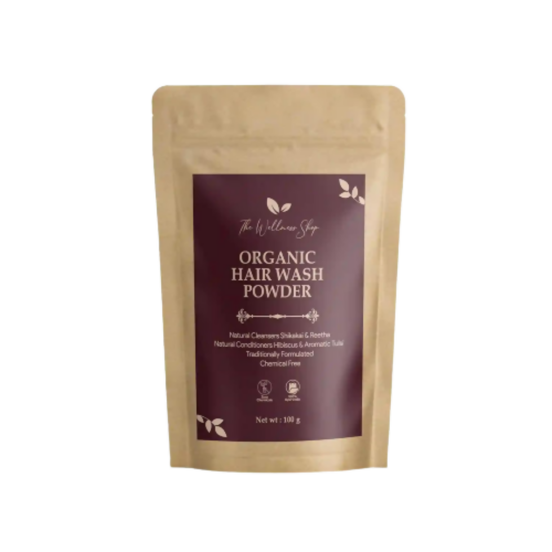 The Wellness Shop Organic Hair Wash Powder - Distacart