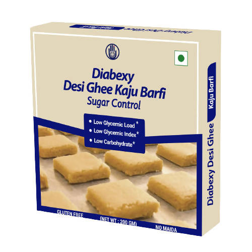 Diabexy Desi Ghee Sugar Free Kaju Barfi for Diabetics