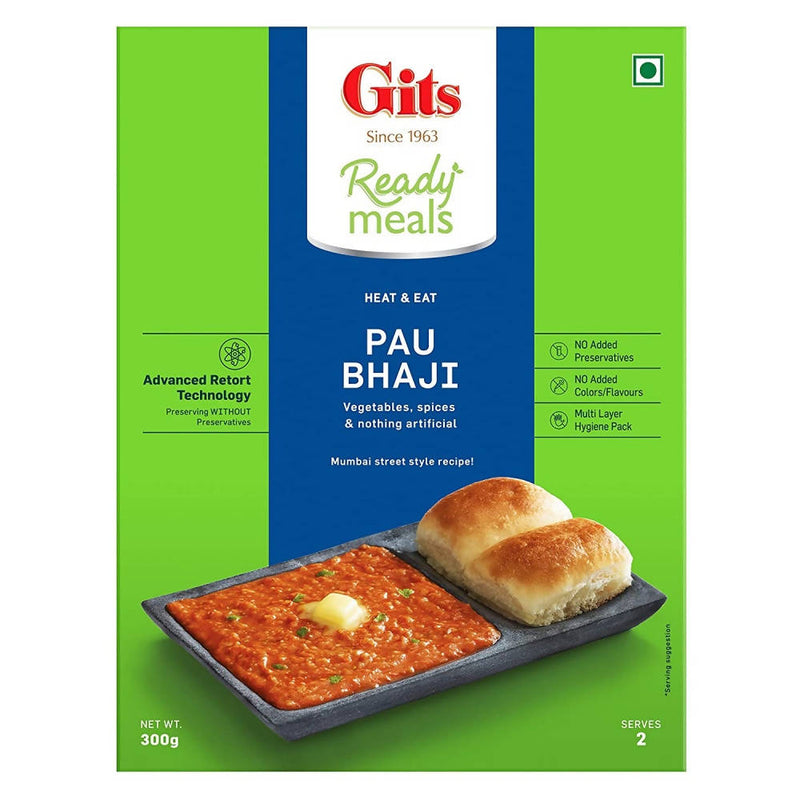 Gits Ready Meals Heat &amp; Eat Pau Bhaji - Distacart