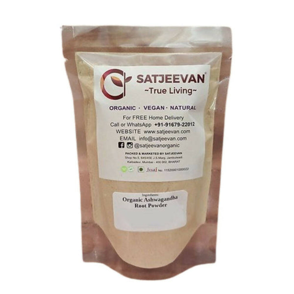 Satjeevan Organic Ashwagandha Root Powder - Distacart