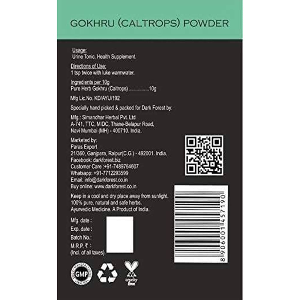 Dark Forest Gokhru Powder